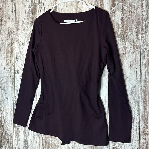 Susana Monaco Tie Open Back Long Sleeve NWT XL - Picture 6 of 7